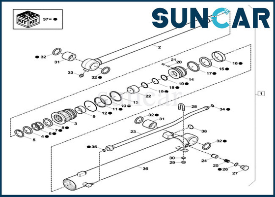 Αγορά XKCC00973 Dipper εξάρτηση xkcc-00973 επισκευής σφραγίδων κυλίνδρων σφραγίζοντας εξάρτηση εκσκαφέων αντιολισθητικών αλυσίδων ΥΠΟΘΕΣΗΣ CX60C μίνι online manufacture