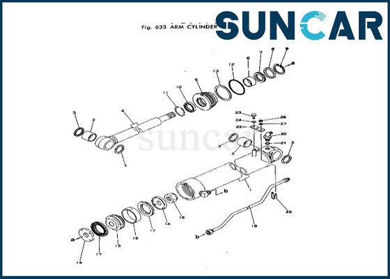Αγορά Η εξάρτηση 20T-63-66103 20T6366103 σφραγίδων κυλίνδρων σκελών εγκαθιστά pc40-1 pc40-2 εξάρτηση υπηρεσιών κυλίνδρων σκελών της KOMATSU online manufacture